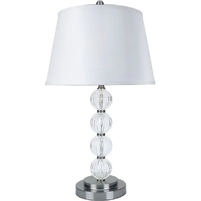 rustic farmhouse table lamps for cozy kitchensrustic farmhouse table lamps for cozy kitchensOONA Contemporary Table Lamp, Silver And Clear, Set of 2 rustic farmhouse table lamps for cozy kitchensrustic farmhouse table lamps for cozy kitchensOONA Contemporary Table Lamp, Silver And Clear, Set of 2