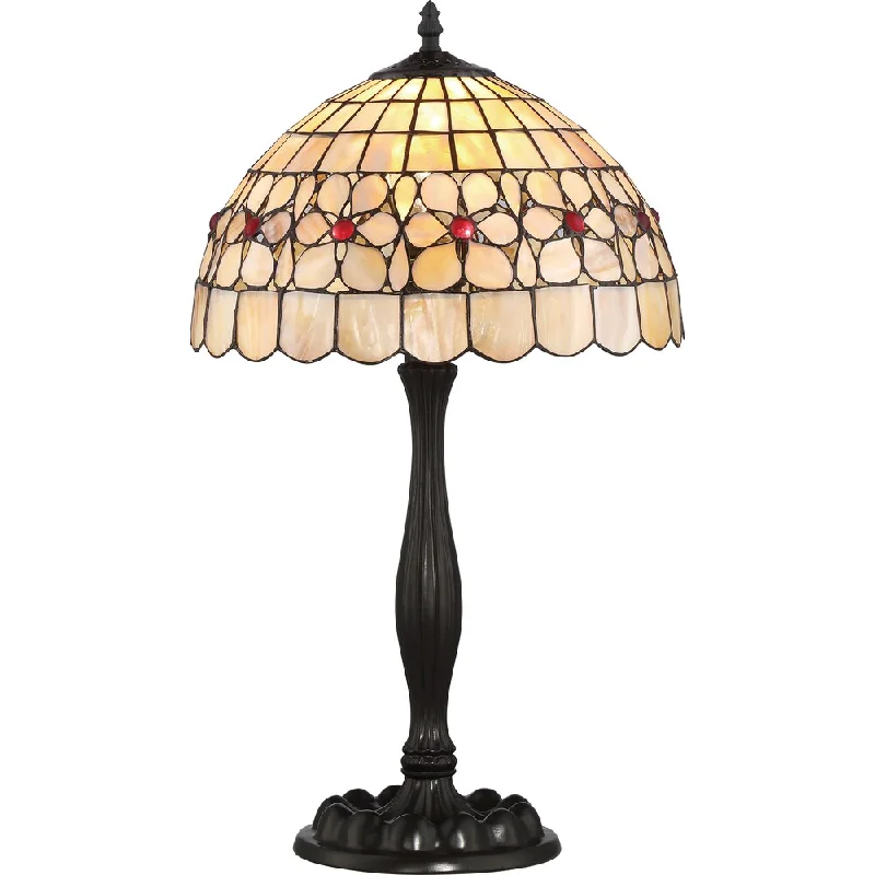 crystal table lamps with dazzling prisms for a glamorous effectcrystal table lamps with dazzling prisms for a glamorous effectQuoizel Sea Shell Collection Floret Table Lamp
