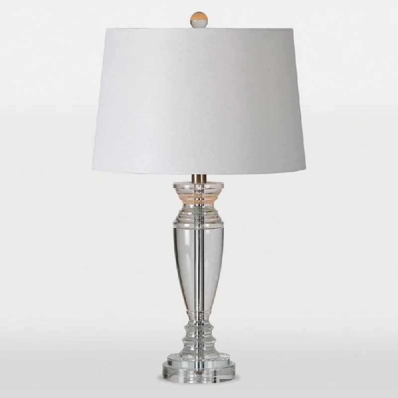 industrial style table lamps with exposed bulbs for loft apartmentsindustrial style table lamps with exposed bulbs for loft apartmentsRen Wil Aphrodite 1-light Clear Table Lamp