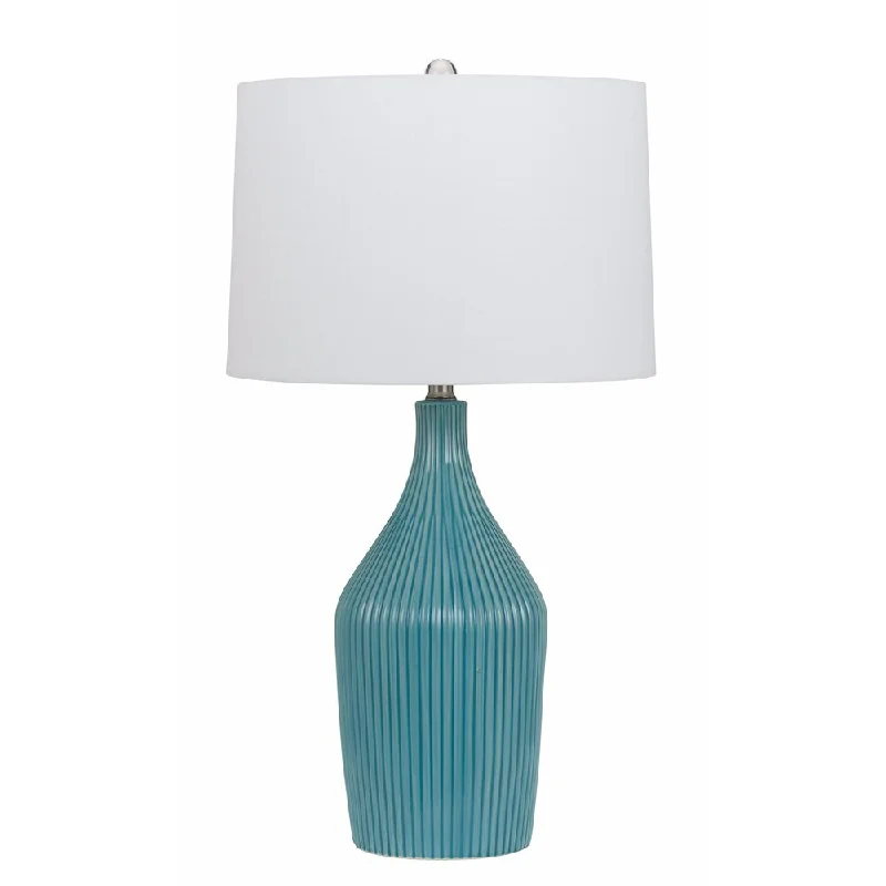 gothic style table lamps with dark finishes for a mysterious lookgothic style table lamps with dark finishes for a mysterious lookSaranac 150-watt Blue and White Ceramic Table Lamp