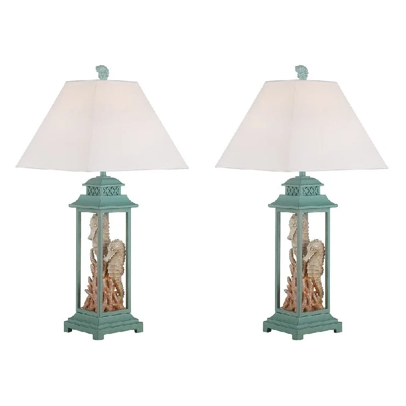 glass table lamps with a frosted surface for soft light diffusionglass table lamps with a frosted surface for soft light diffusionSeahaven Twin Seahorse Night Light Table Lamp 32.5" high