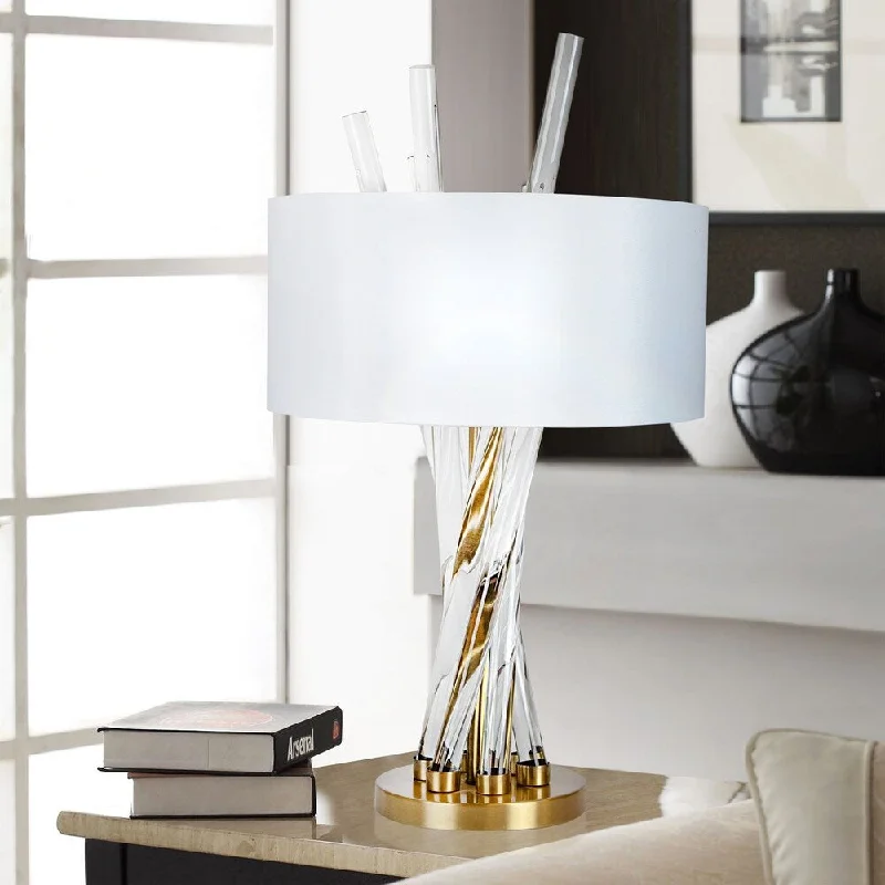 ceramic table lamps with hand painted designs for an artistic touchceramic table lamps with hand painted designs for an artistic touchSilver Orchid Bachman 28-inch Antique Clear Crystal Table Lamp