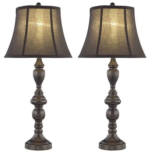 crystal table lamps with dazzling prisms for a glamorous effectcrystal table lamps with dazzling prisms for a glamorous effectSomette 1-light Black/ Brown Table Lamps (Set of 2) crystal table lamps with dazzling prisms for a glamorous effectcrystal table lamps with dazzling prisms for a glamorous effectSomette 1-light Black/ Brown Table Lamps (Set of 2)