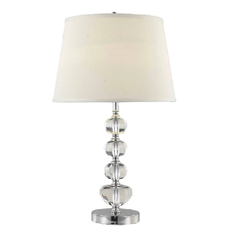 wooden table lamps with natural grain for a warm and organic feelwooden table lamps with natural grain for a warm and organic feelSomette Poise Stacked Crystal Globes Table Lamp