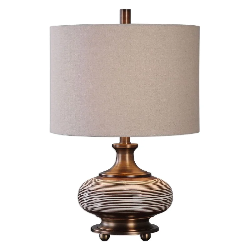 leather table lamps with a distressed texture for a rugged charmleather table lamps with a distressed texture for a rugged charmStrona Bronze Ceramic Lamp