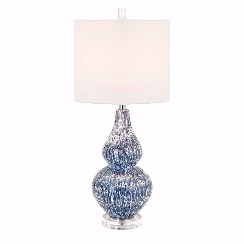gothic style table lamps with dark finishes for a mysterious lookgothic style table lamps with dark finishes for a mysterious lookStylish Andorian Table Lamp, Blue and White