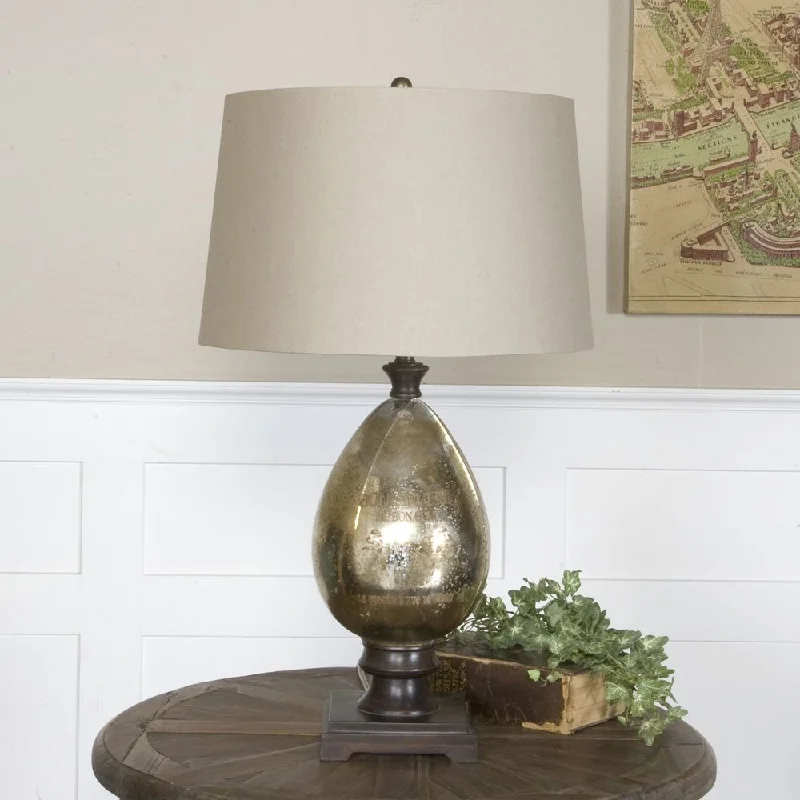 fabric table lamps with a linen shade for a relaxed and breathable lookfabric table lamps with a linen shade for a relaxed and breathable lookUttermost Boulangerie Glass and Wood Table Lamp