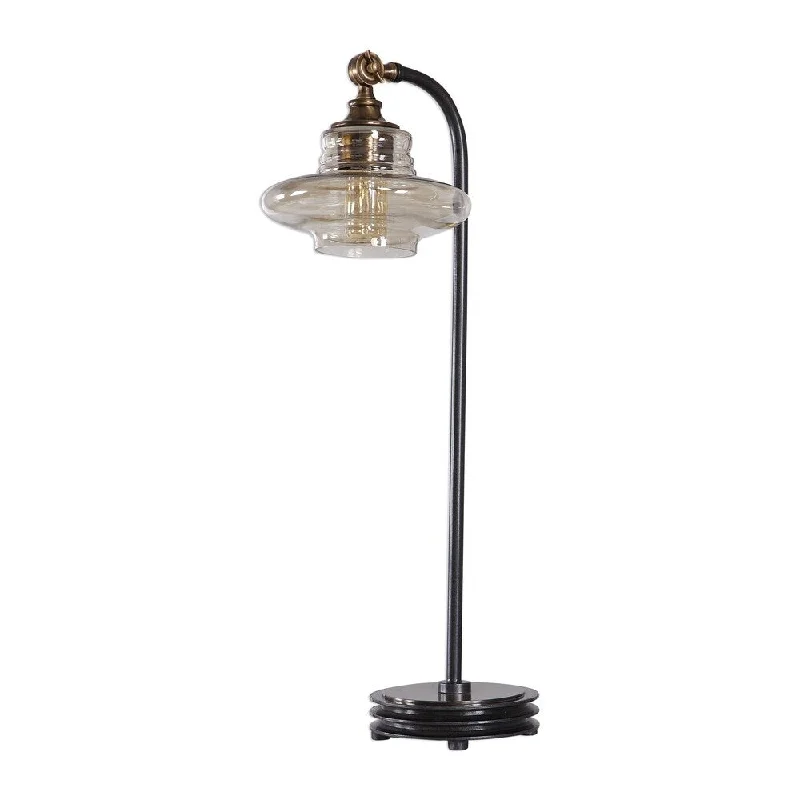 victorian style table lamps with ornate details for traditional homesvictorian style table lamps with ornate details for traditional homesUttermost Lyell Black Industrial Table Lamp