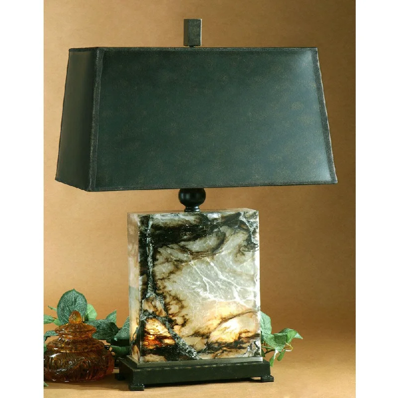 art deco table lamps with geometric shapes for a retro touchart deco table lamps with geometric shapes for a retro touchUttermost Marius Marble and Metal Table Lamp