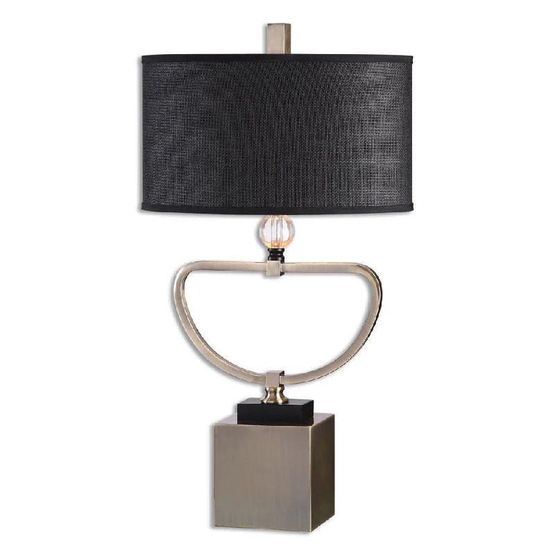 victorian style table lamps with ornate details for traditional homesvictorian style table lamps with ornate details for traditional homesUttermost Veles 1-light Brushed Brass Table Lamp - Silver