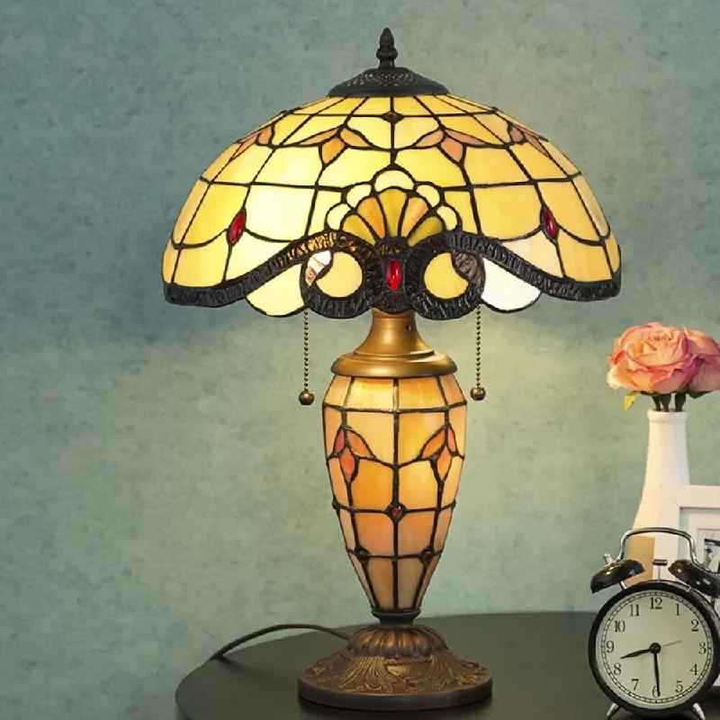 gothic style table lamps with dark finishes for a mysterious lookgothic style table lamps with dark finishes for a mysterious lookVictorian Red Floral Stained Glass Table Lamp